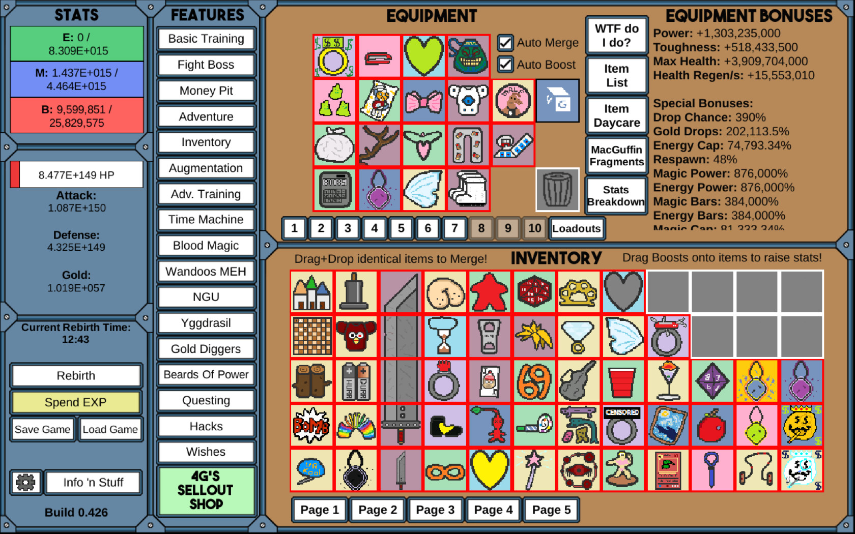 NGU IDLE screenshot