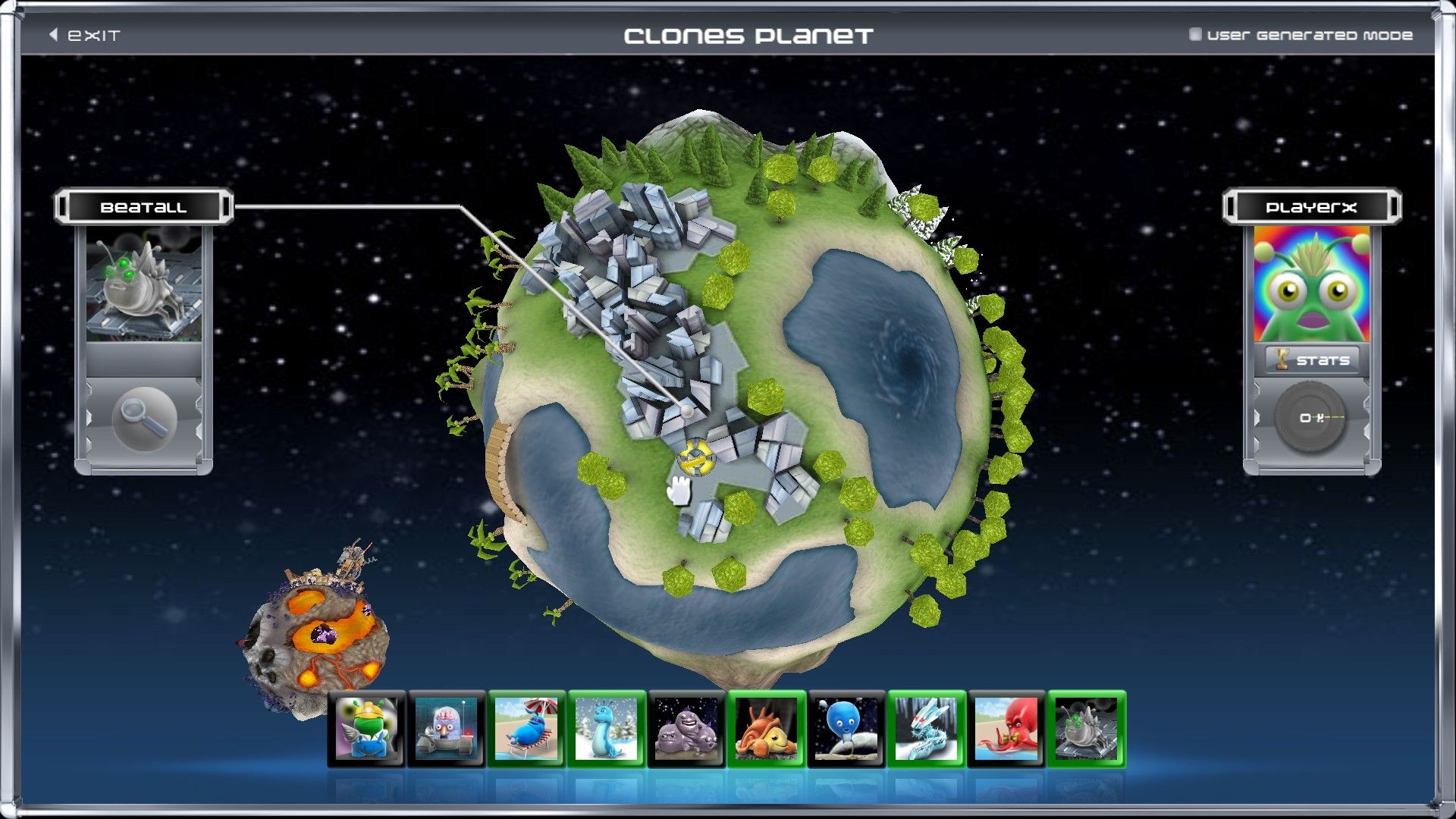 Clones screenshot