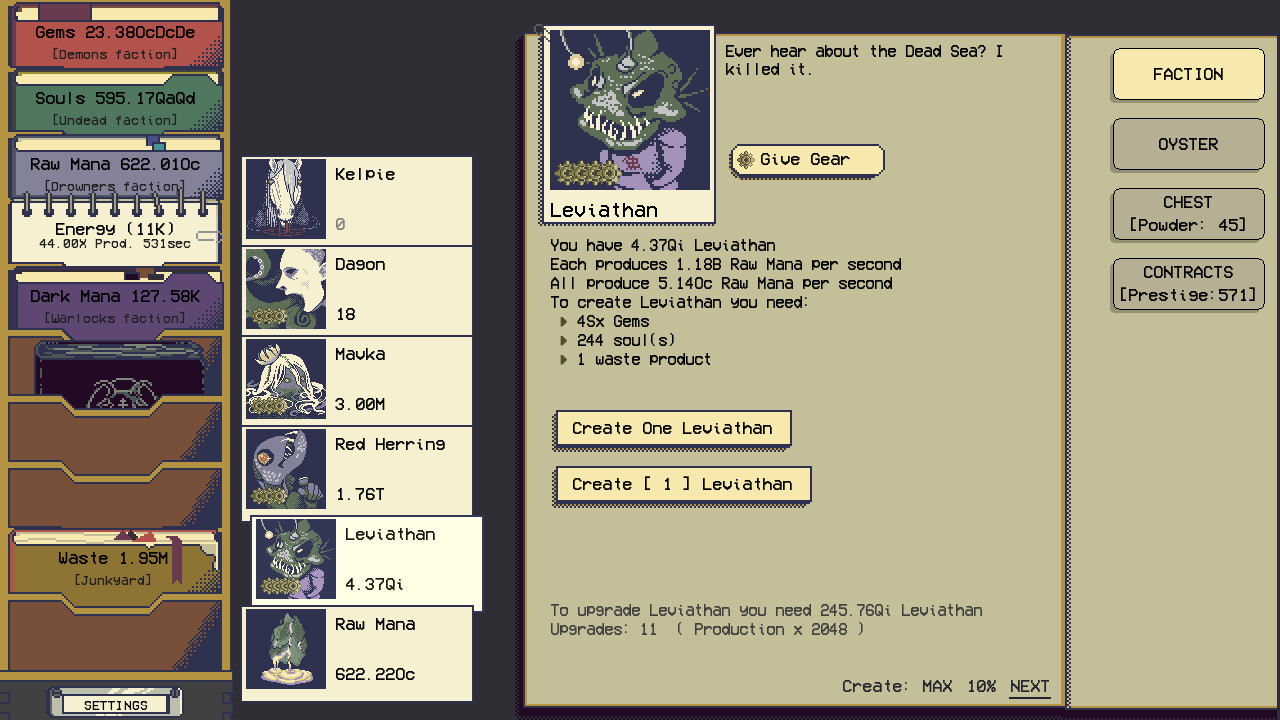 Underworld Idle screenshot
