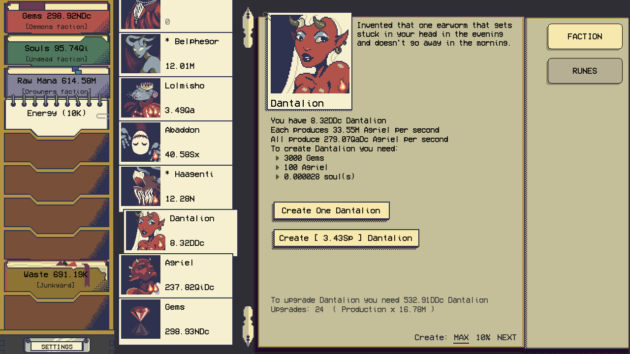 Underworld Idle screenshot