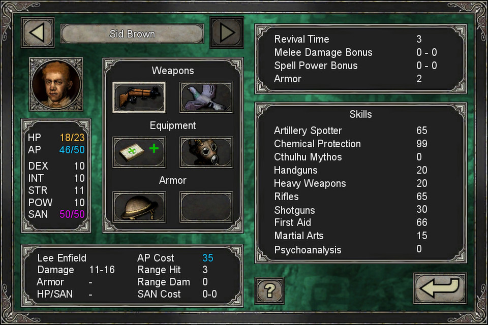 Call of Cthulhu: The Wasted Land screenshot