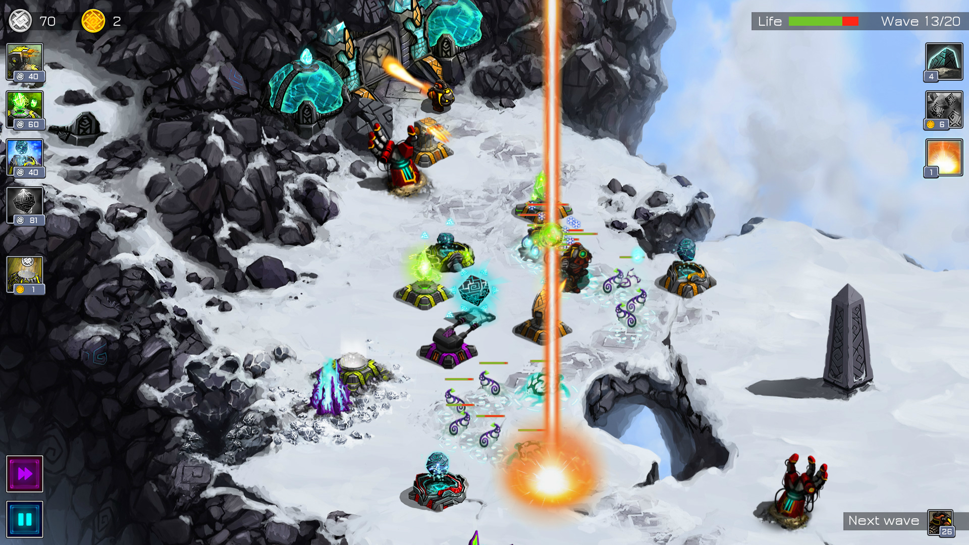 Ancient Planet Tower Defense screenshot