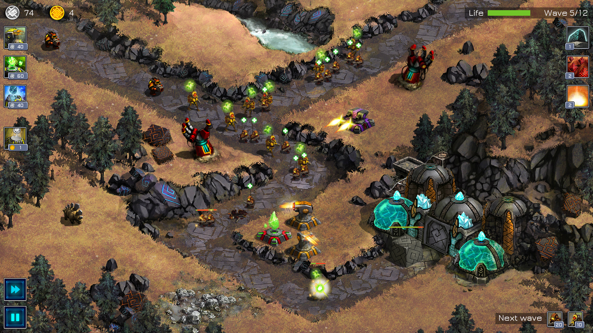 Ancient Planet Tower Defense screenshot