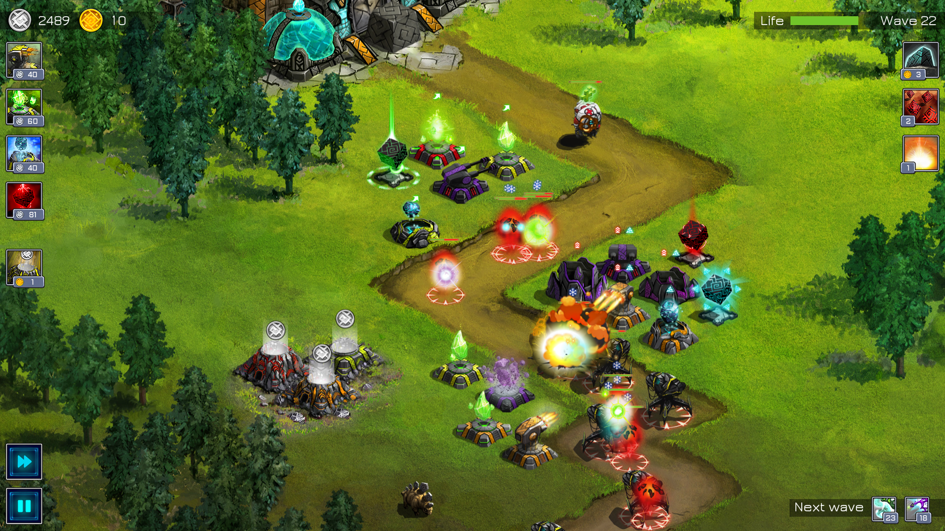 Ancient Planet Tower Defense screenshot