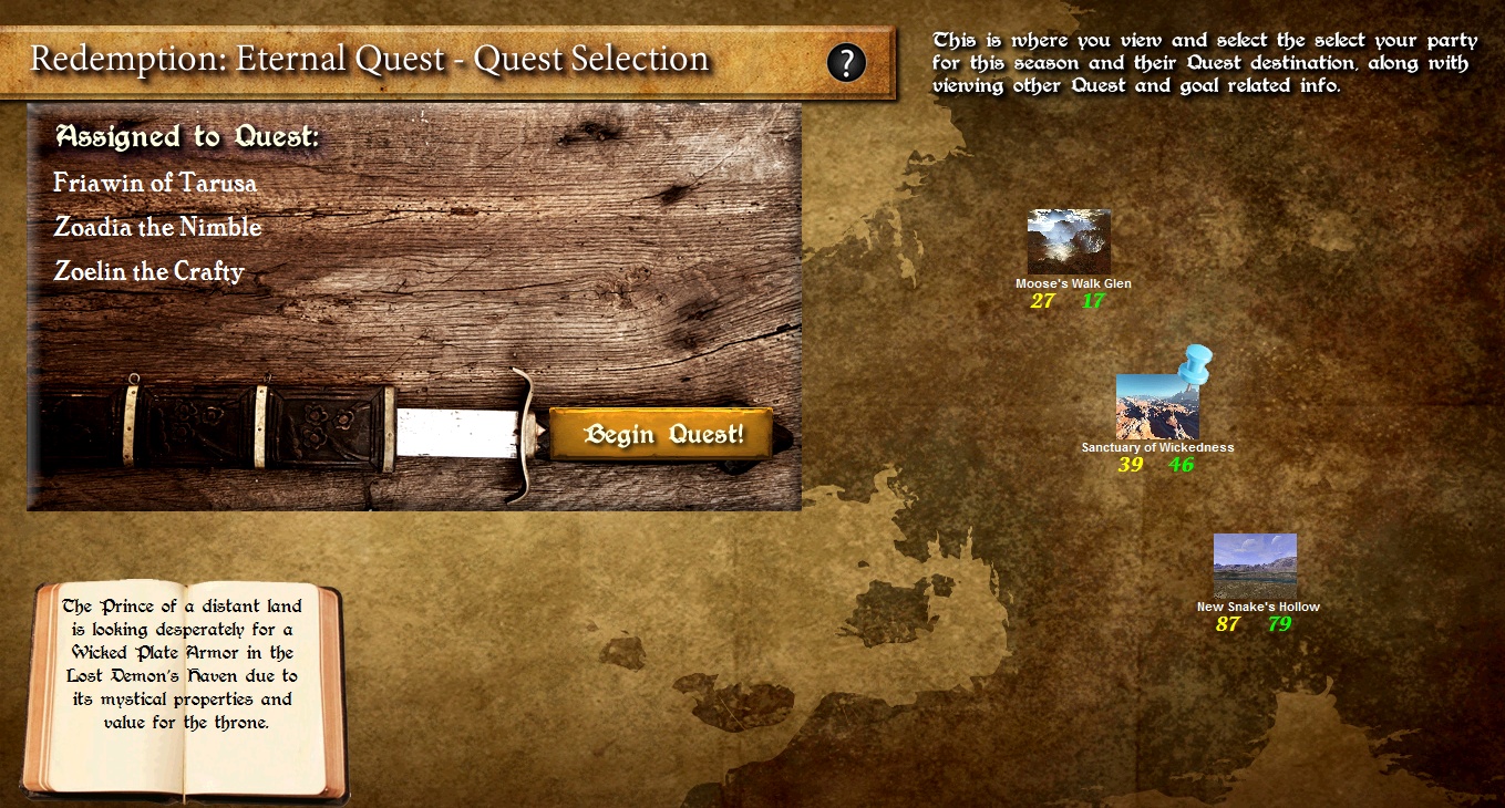 Redemption: Eternal Quest screenshot