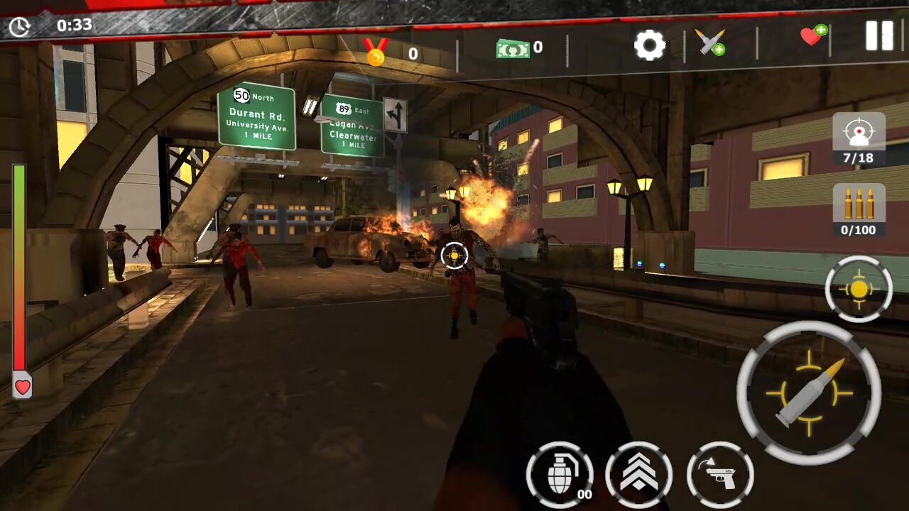 Zombie Survivor: Undead City Attack screenshot