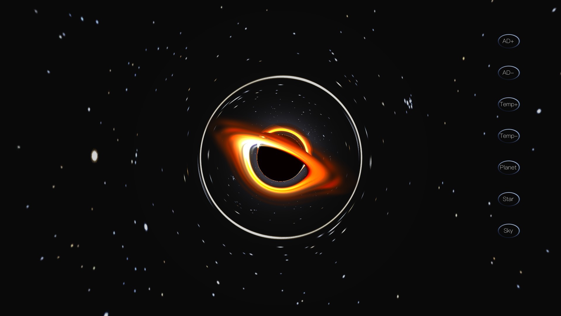 Black Hole Simulator screenshot