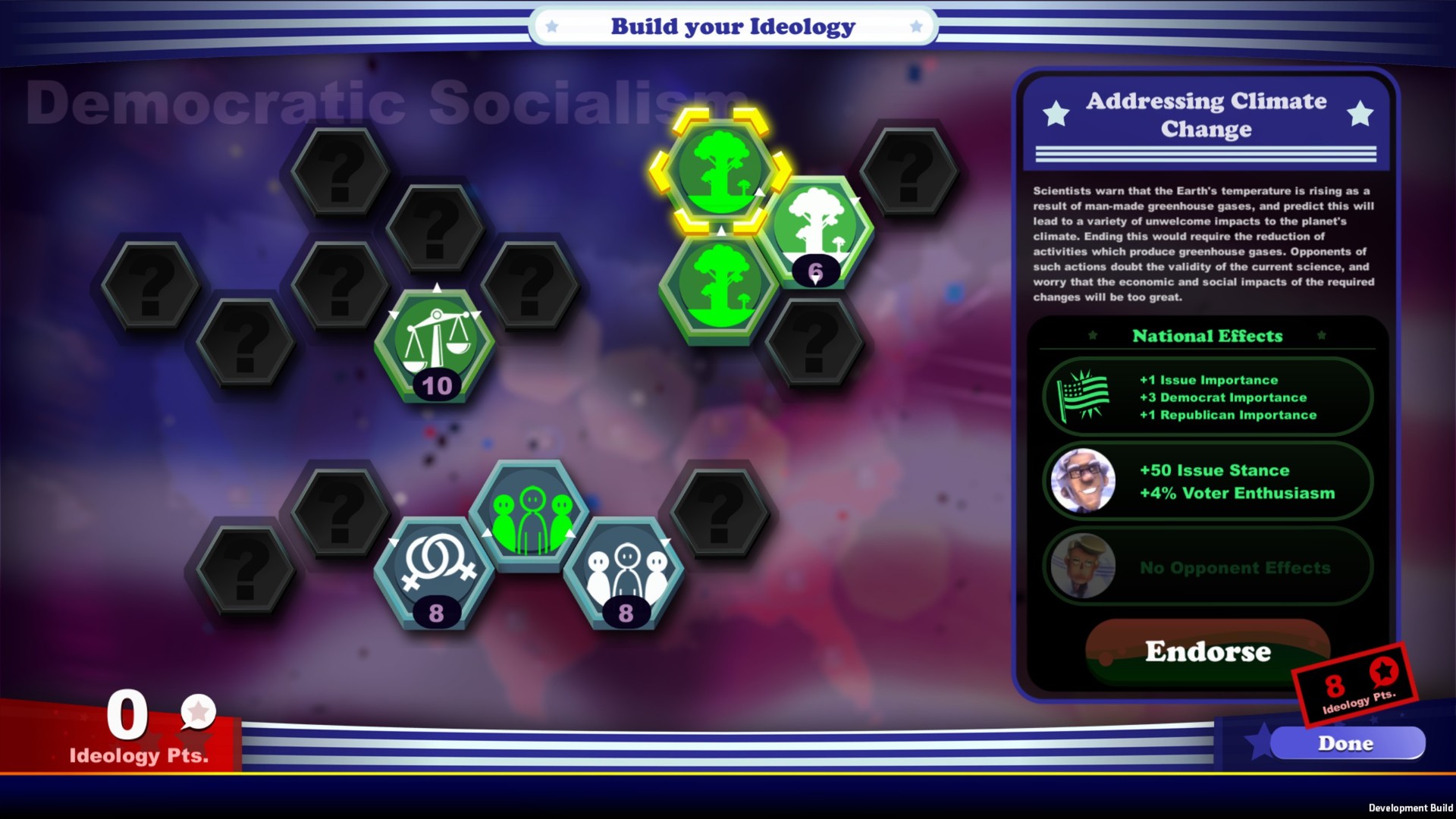 The Political Machine 2020 screenshot