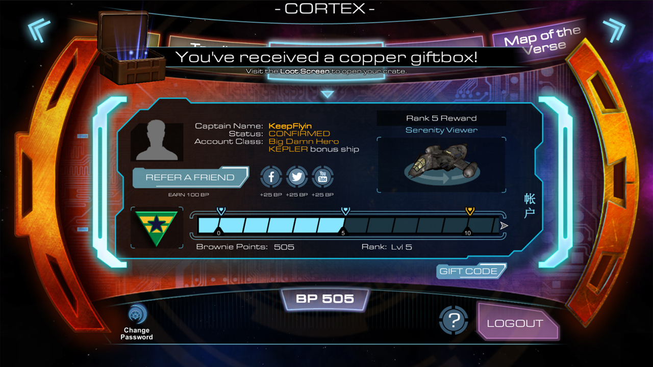 Firefly Online Cortex screenshot