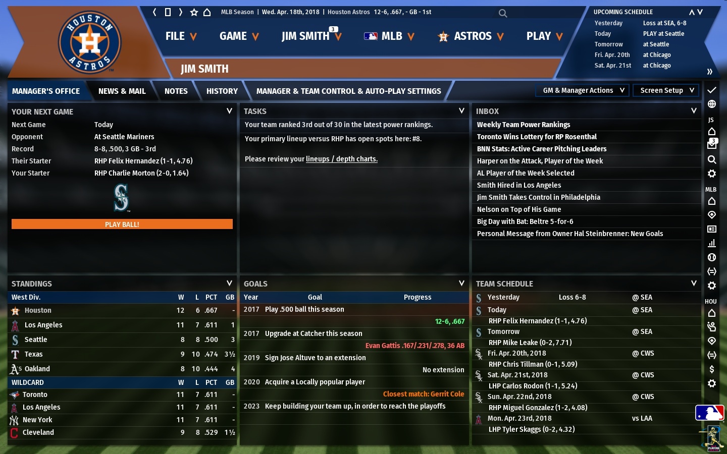 Out of the Park Baseball 19 screenshot
