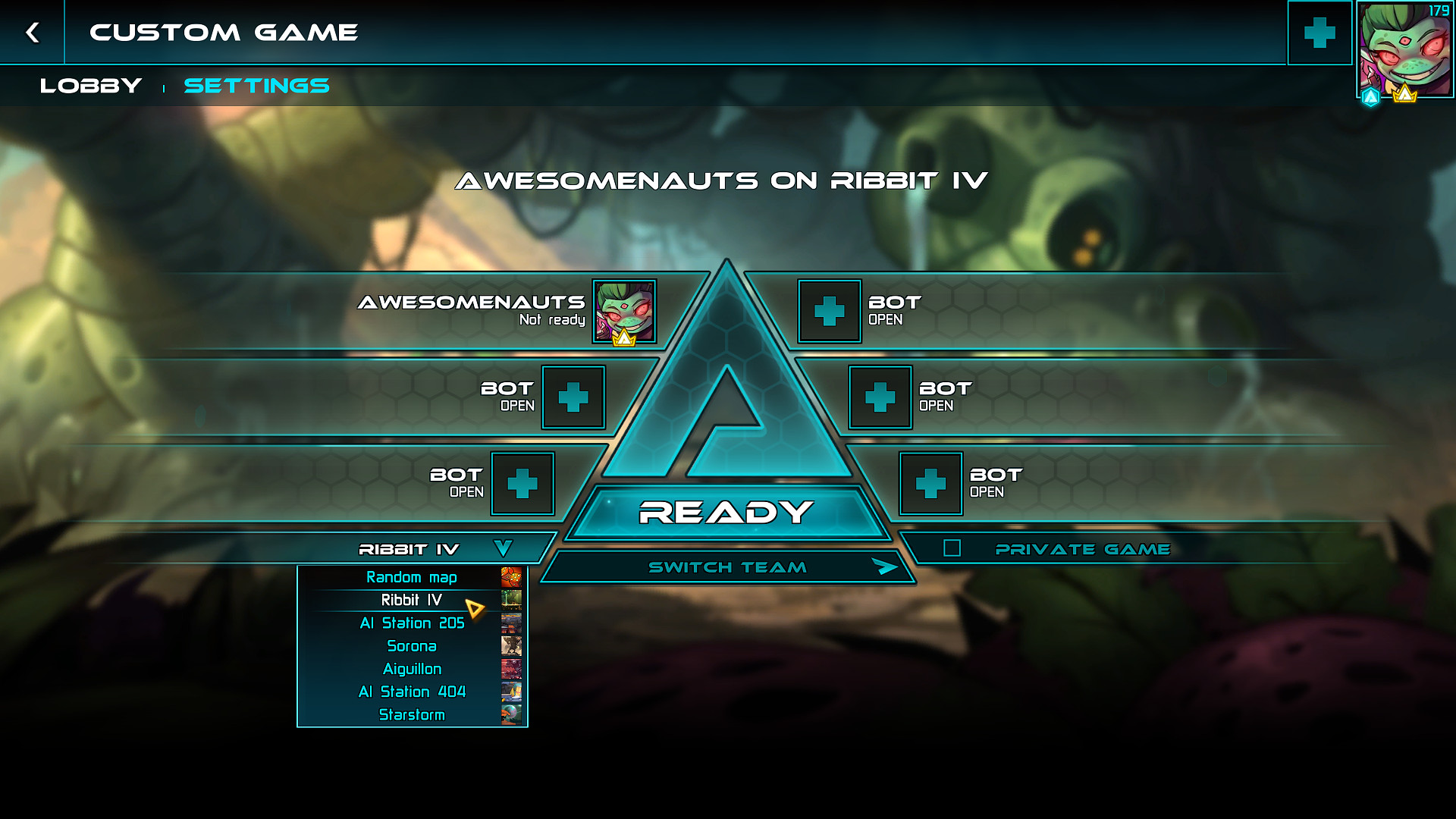 Awesomenauts screenshot