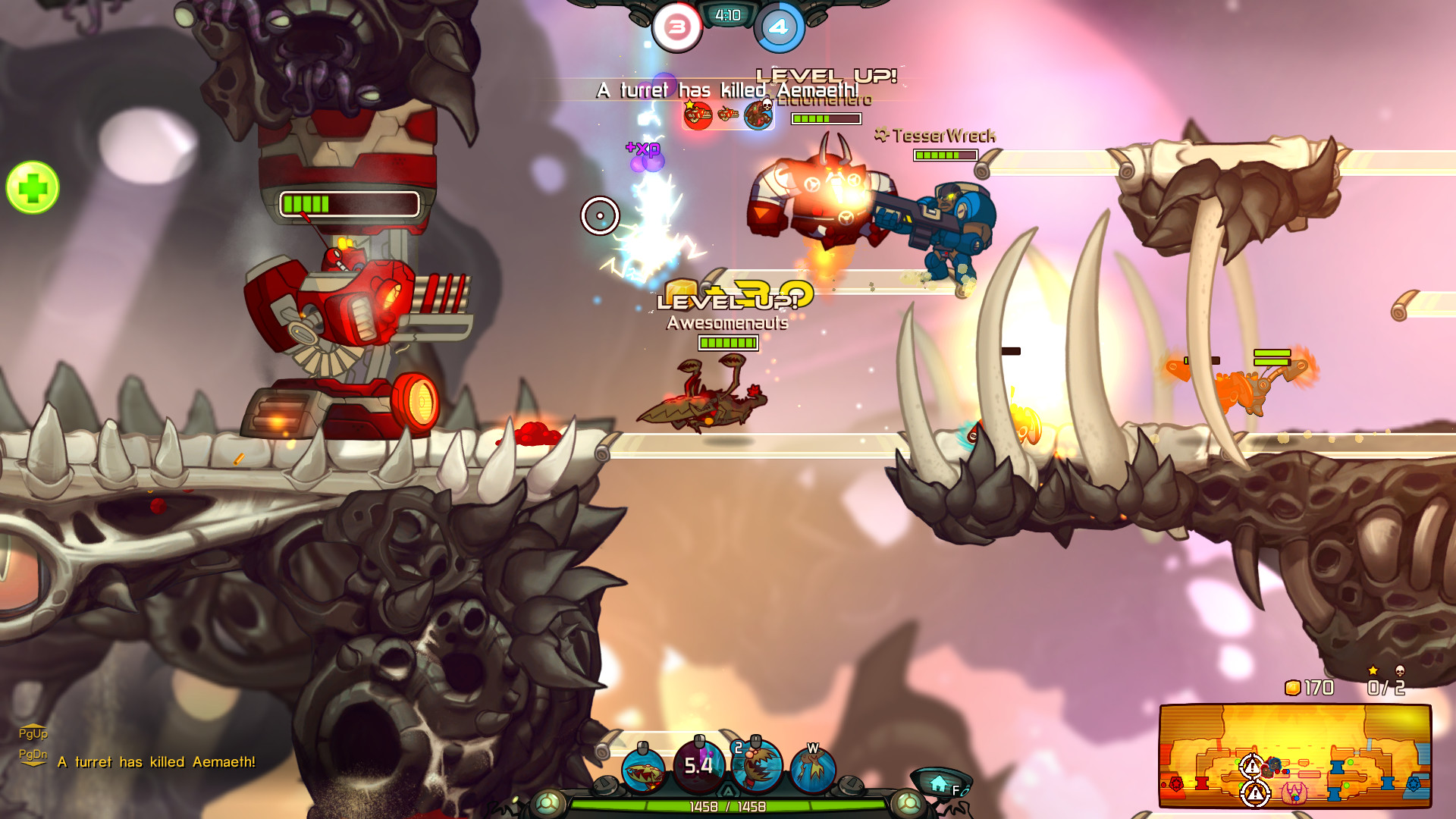 Awesomenauts screenshot