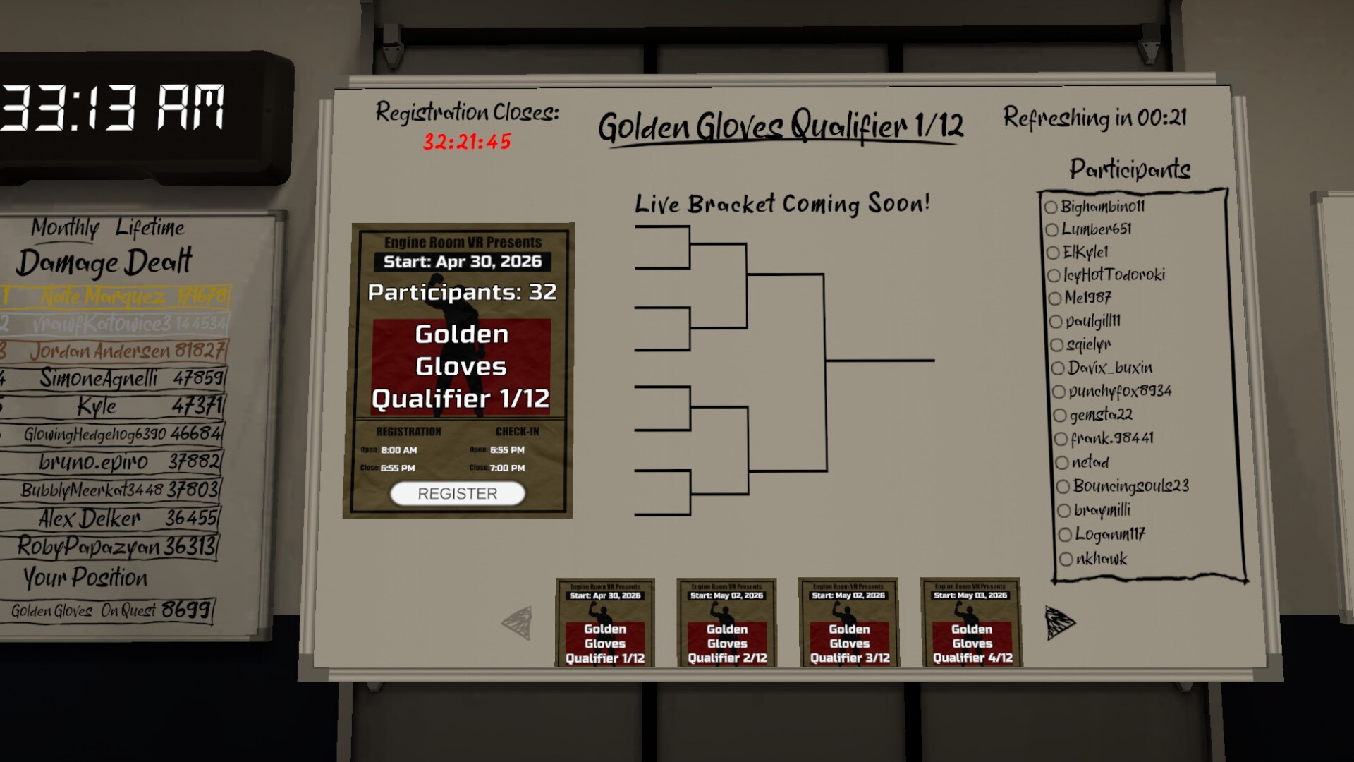 Golden Gloves VR screenshot