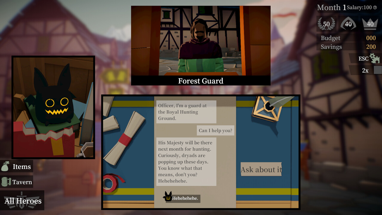 A guard walks into a tavern screenshot