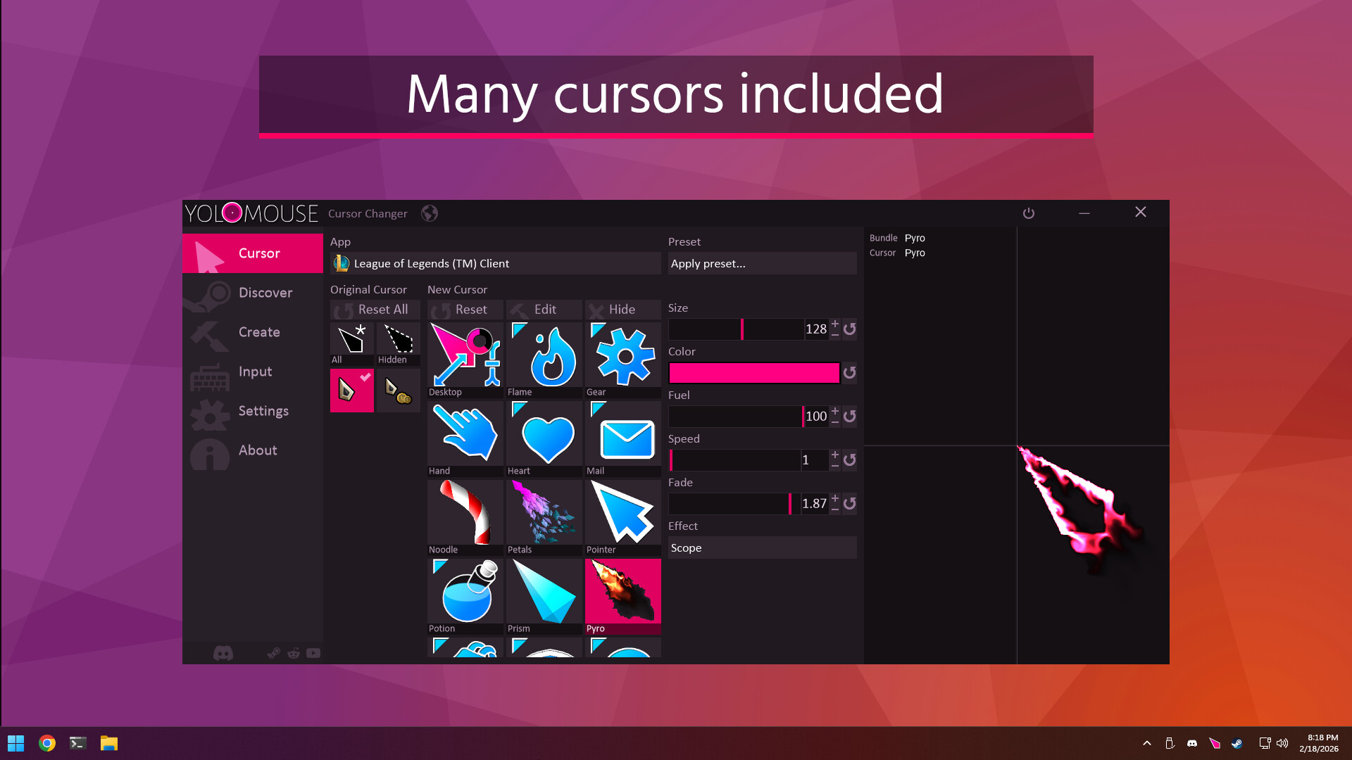 YoloMouse - Cursor Changer screenshot