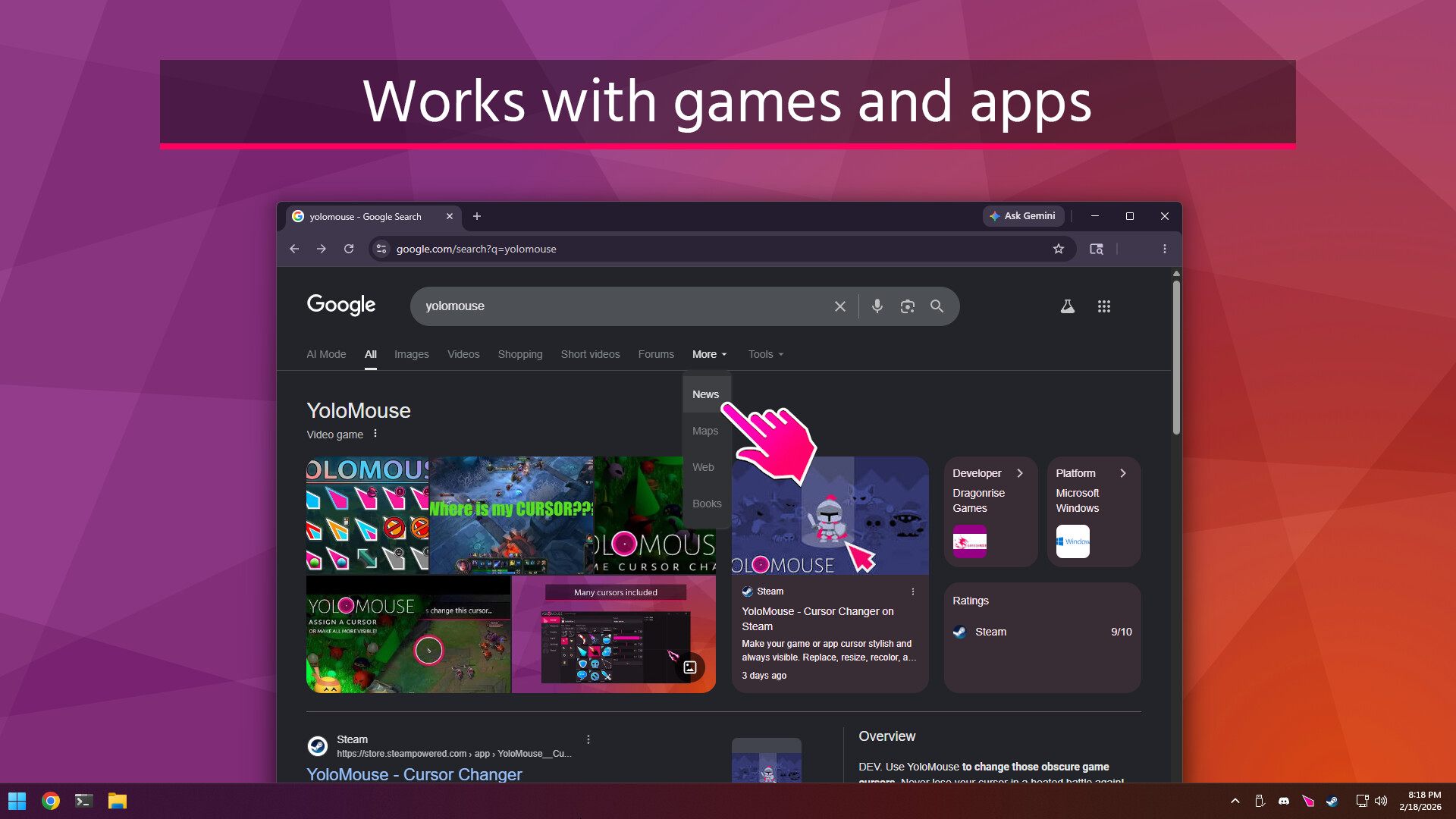 YoloMouse - Cursor Changer screenshot