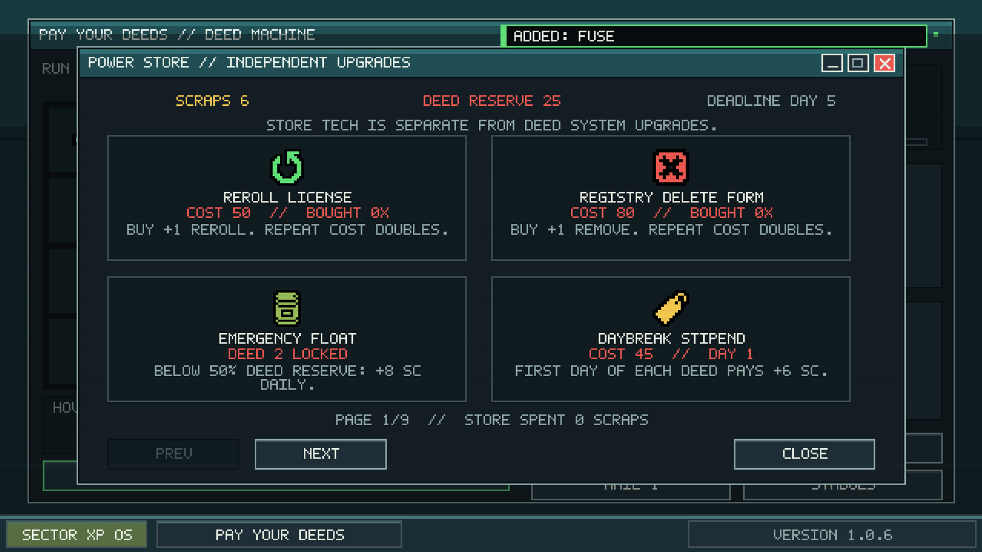 Pay your Deeds screenshot