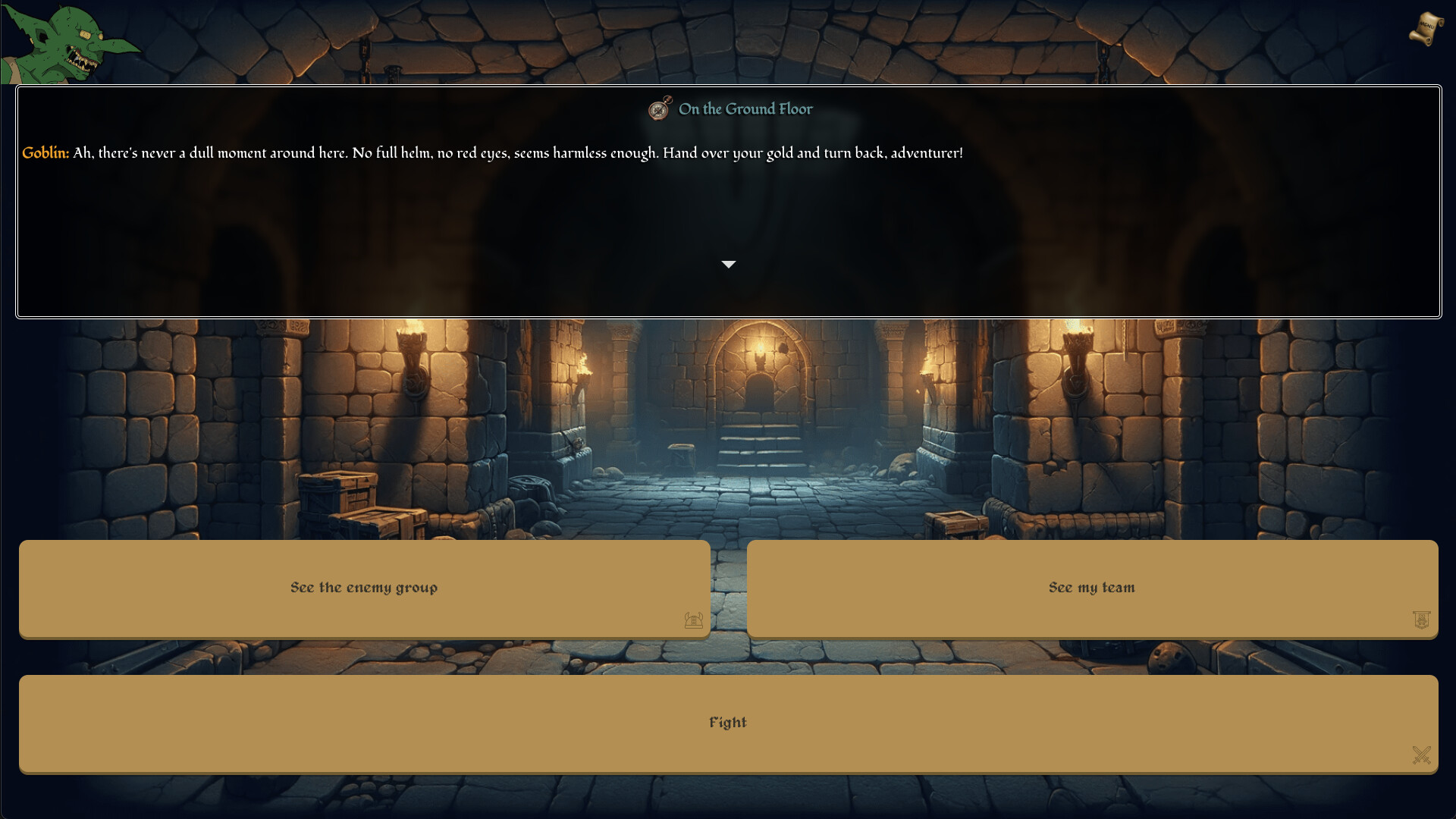 Dark Blue Dungeon screenshot
