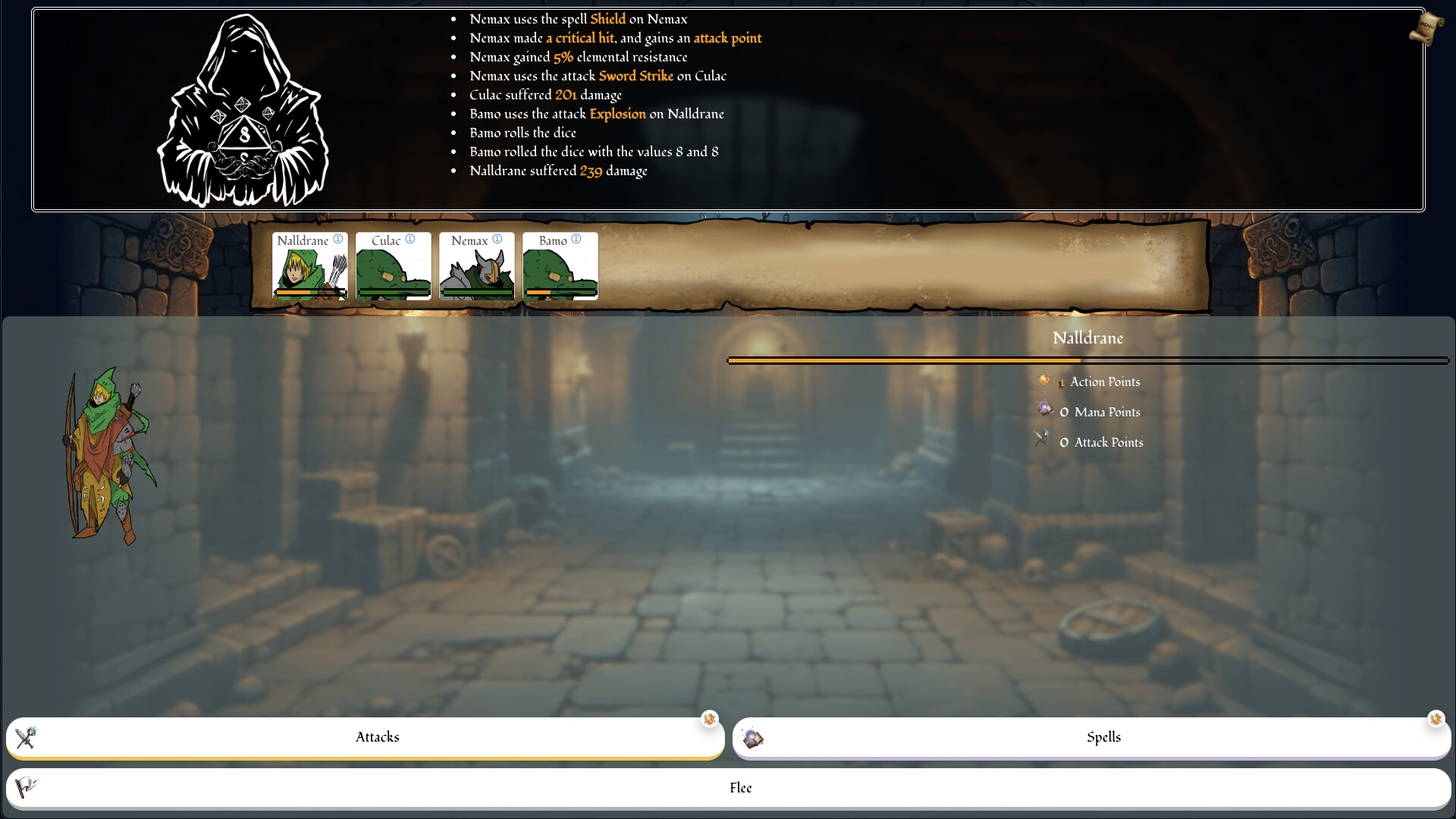 Dark Blue Dungeon screenshot