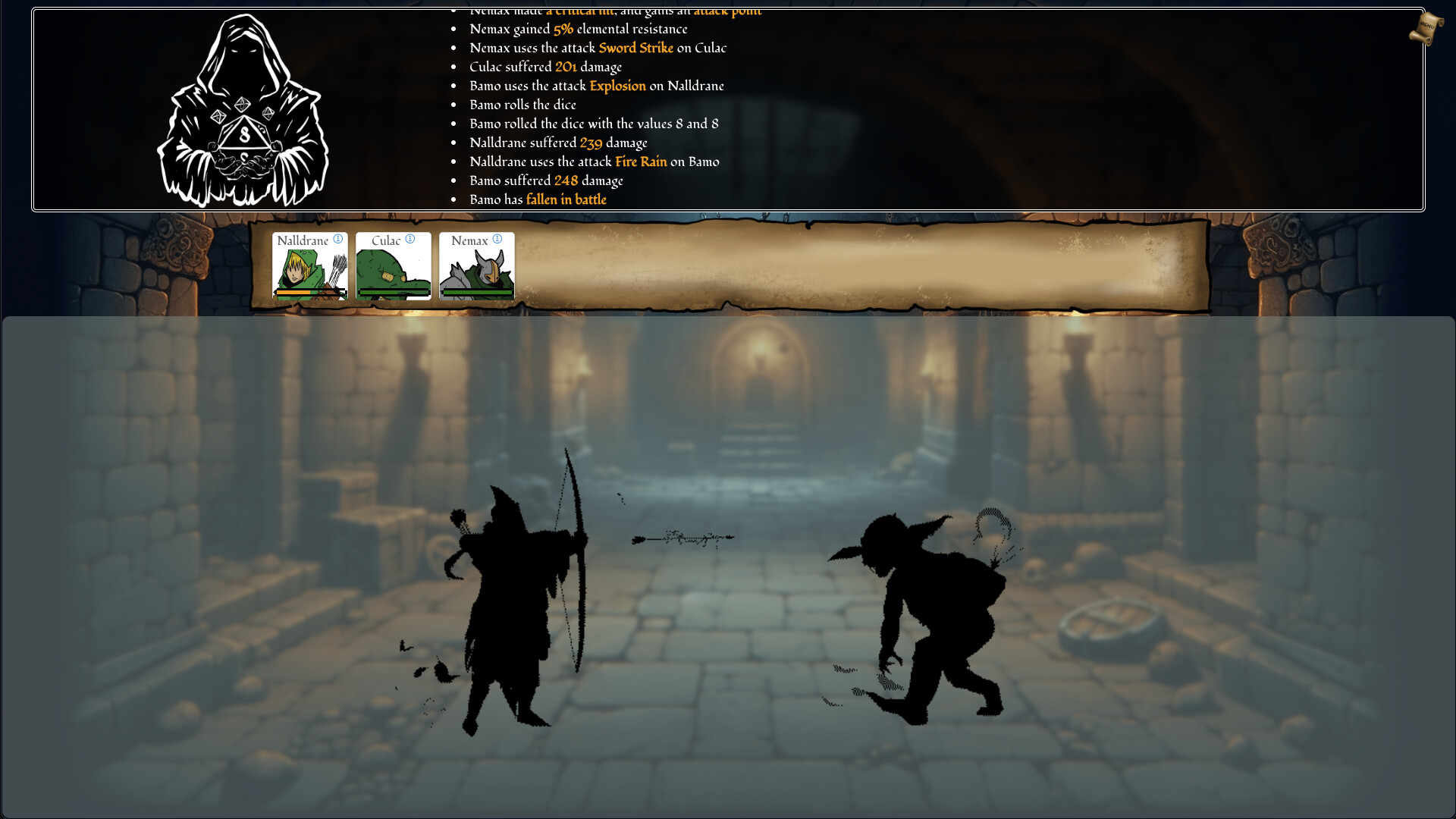 Dark Blue Dungeon screenshot