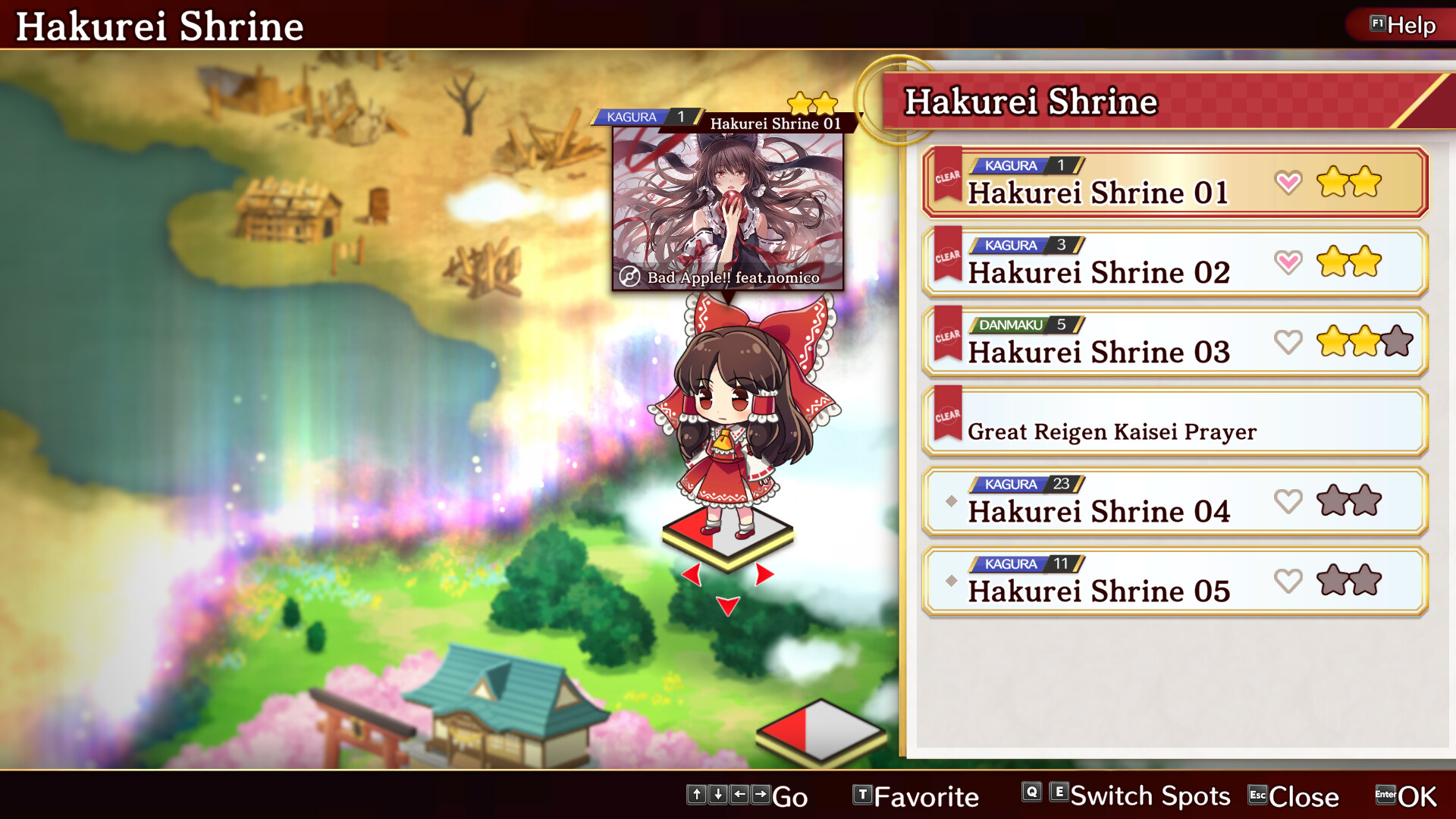 Touhou Danmaku Kagura Phantasia Lost screenshot