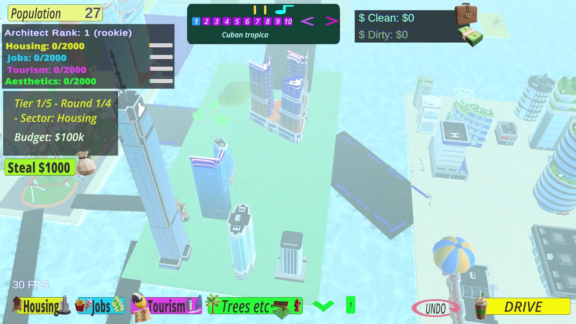 Vibe City Islands Architect screenshot