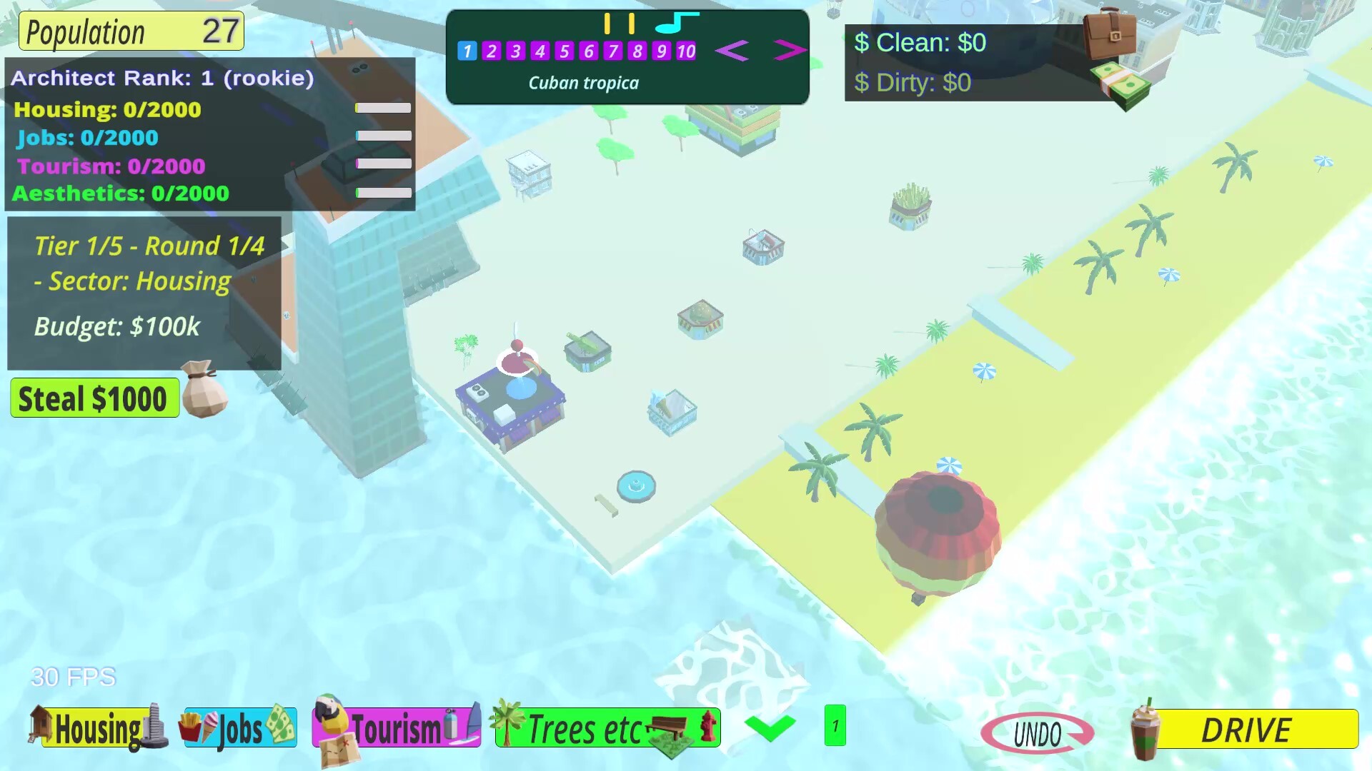 Vibe City Islands Architect screenshot