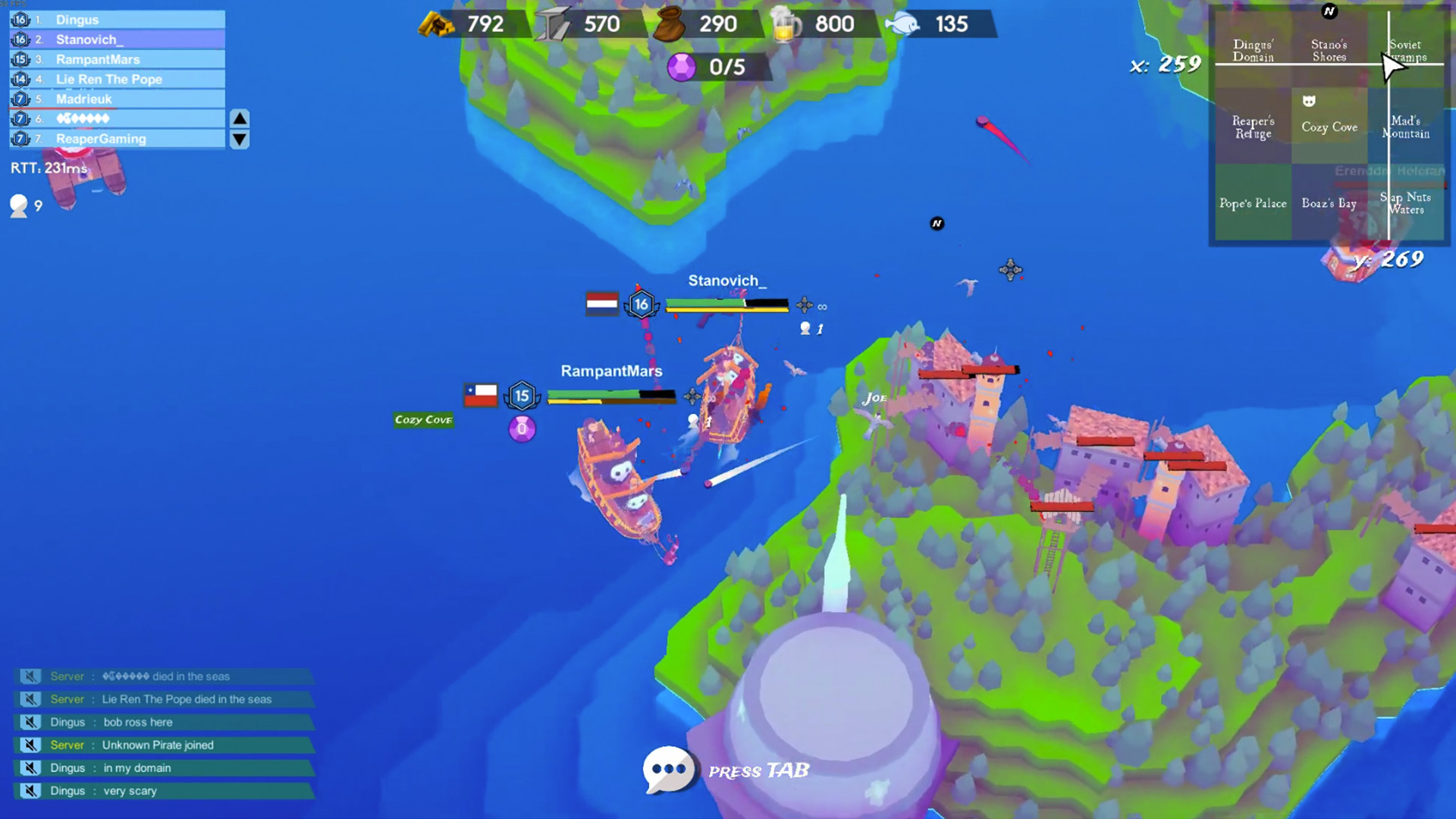 Piratopia screenshot