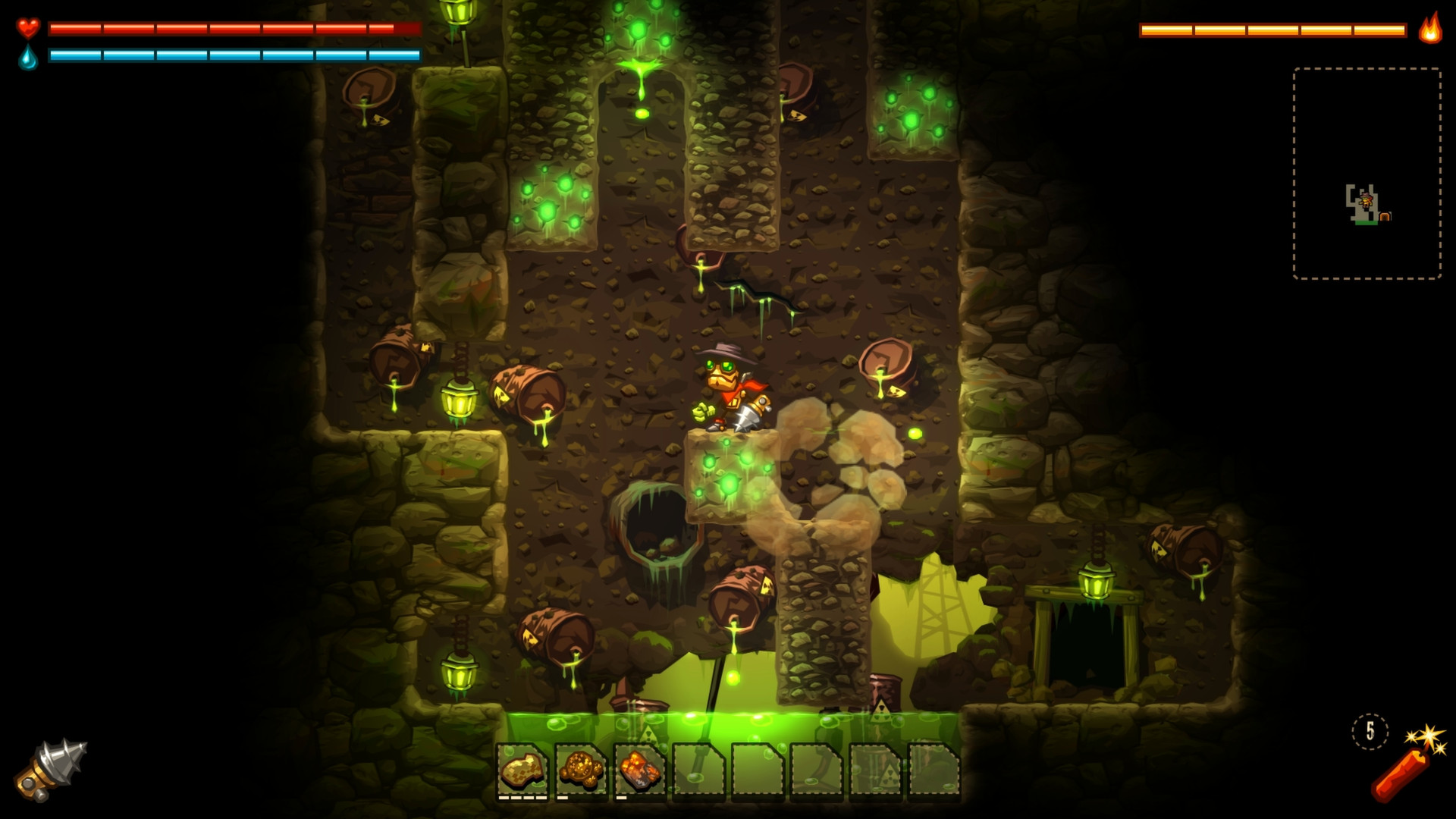 SteamWorld Dig screenshot