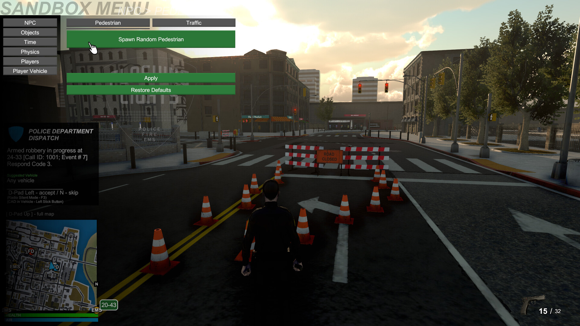 Flashing Lights - Police, Firefighting, Emergency Services (EMS) Simulator screenshot