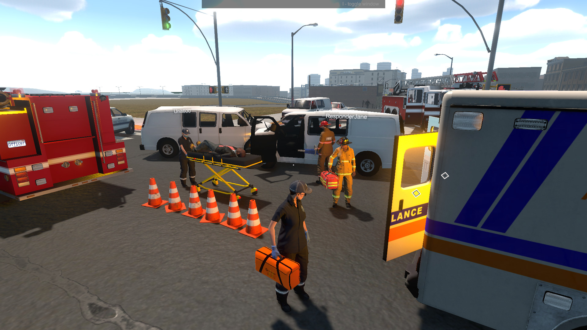 Flashing Lights - Police, Firefighting, Emergency Services (EMS) Simulator screenshot