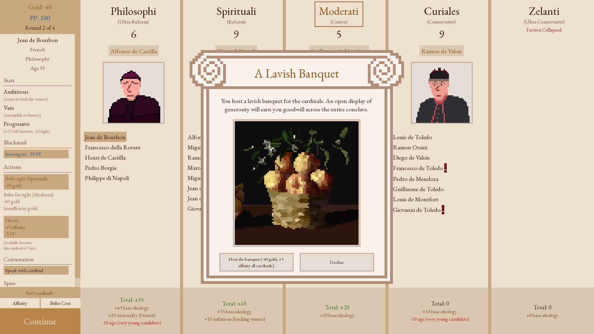 Papabile screenshot