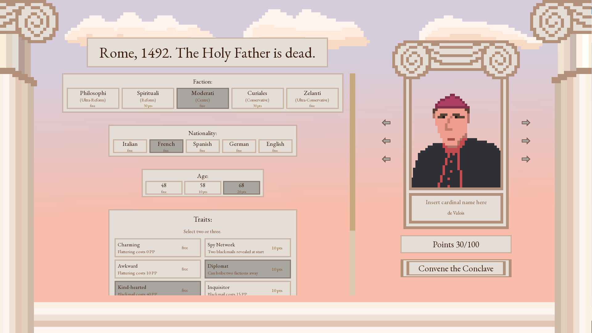 Papabile screenshot