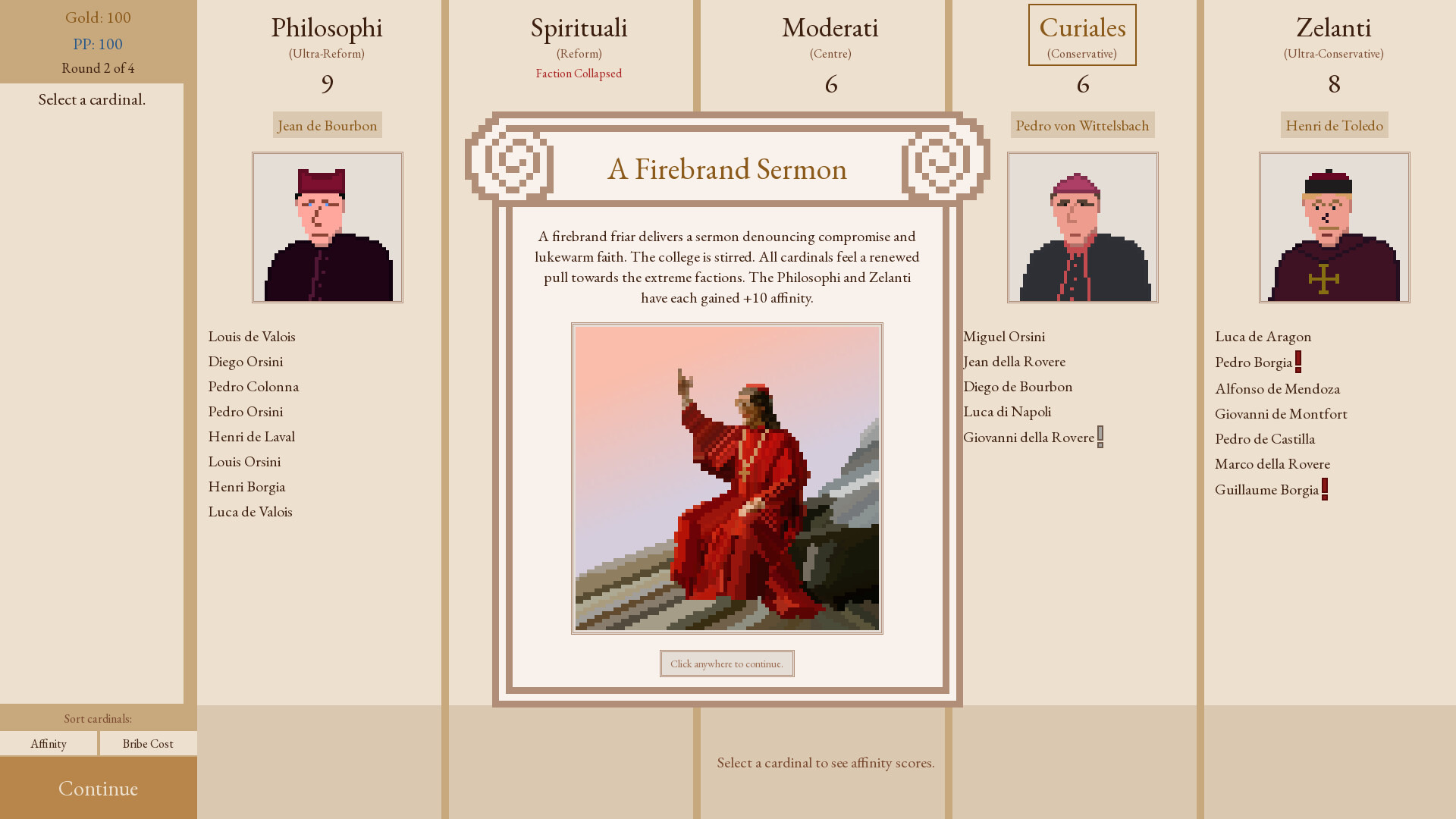 Papabile screenshot