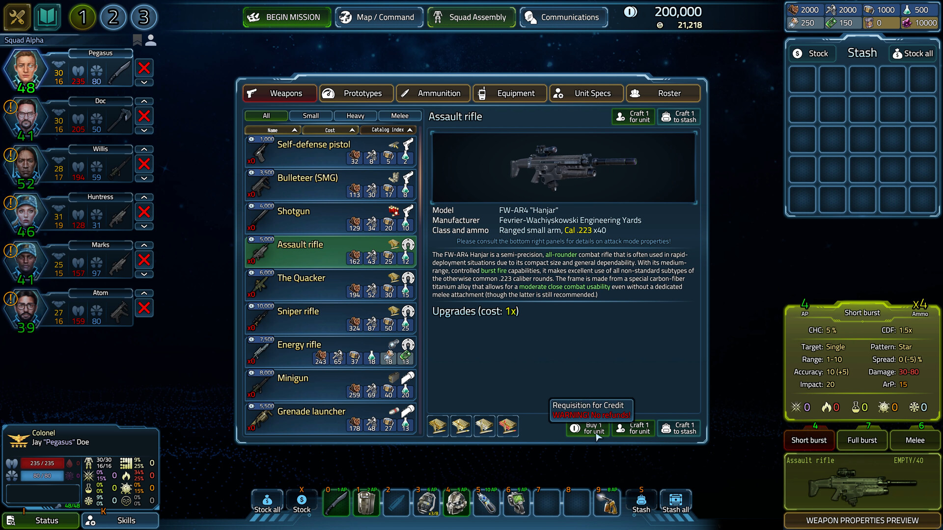 USC: Counterforce screenshot