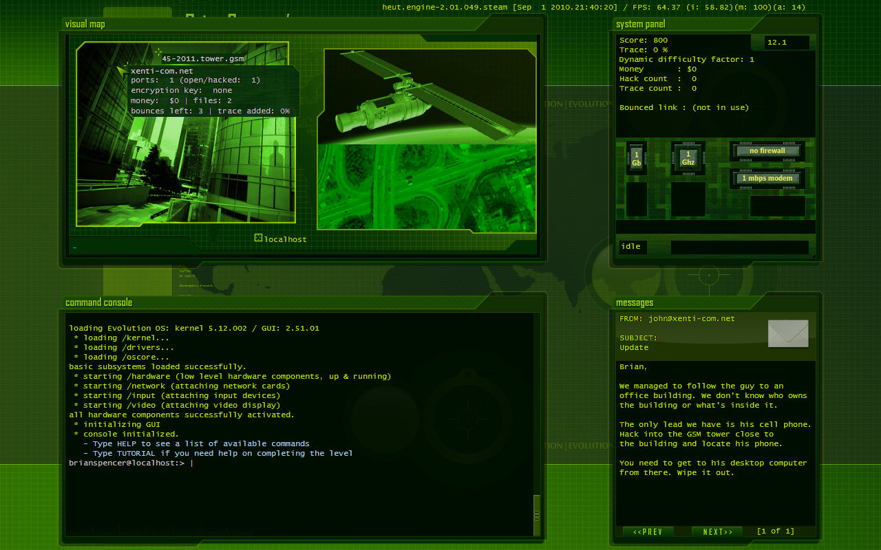 Hacker Evolution: Untold screenshot