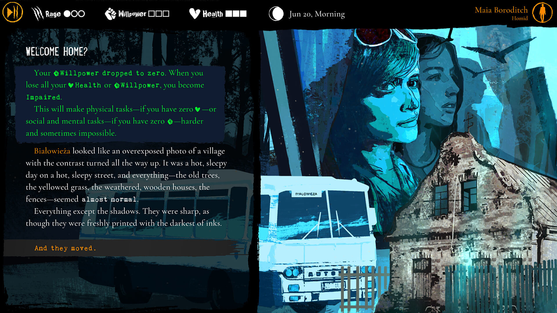 Werewolf: The Apocalypse — Heart of the Forest screenshot