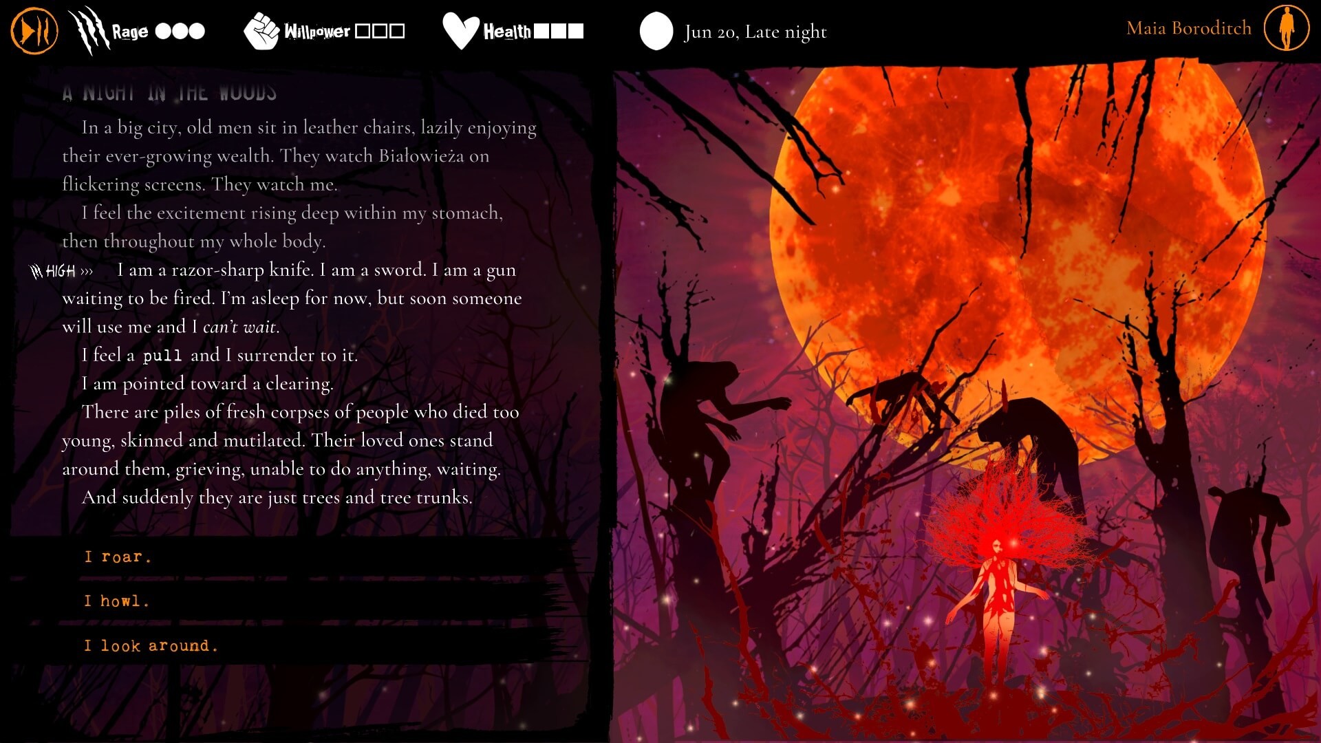 Werewolf: The Apocalypse — Heart of the Forest screenshot