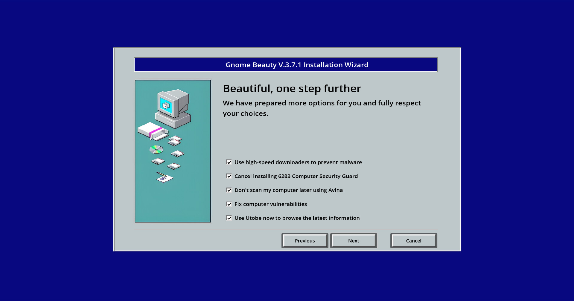 Malware screenshot