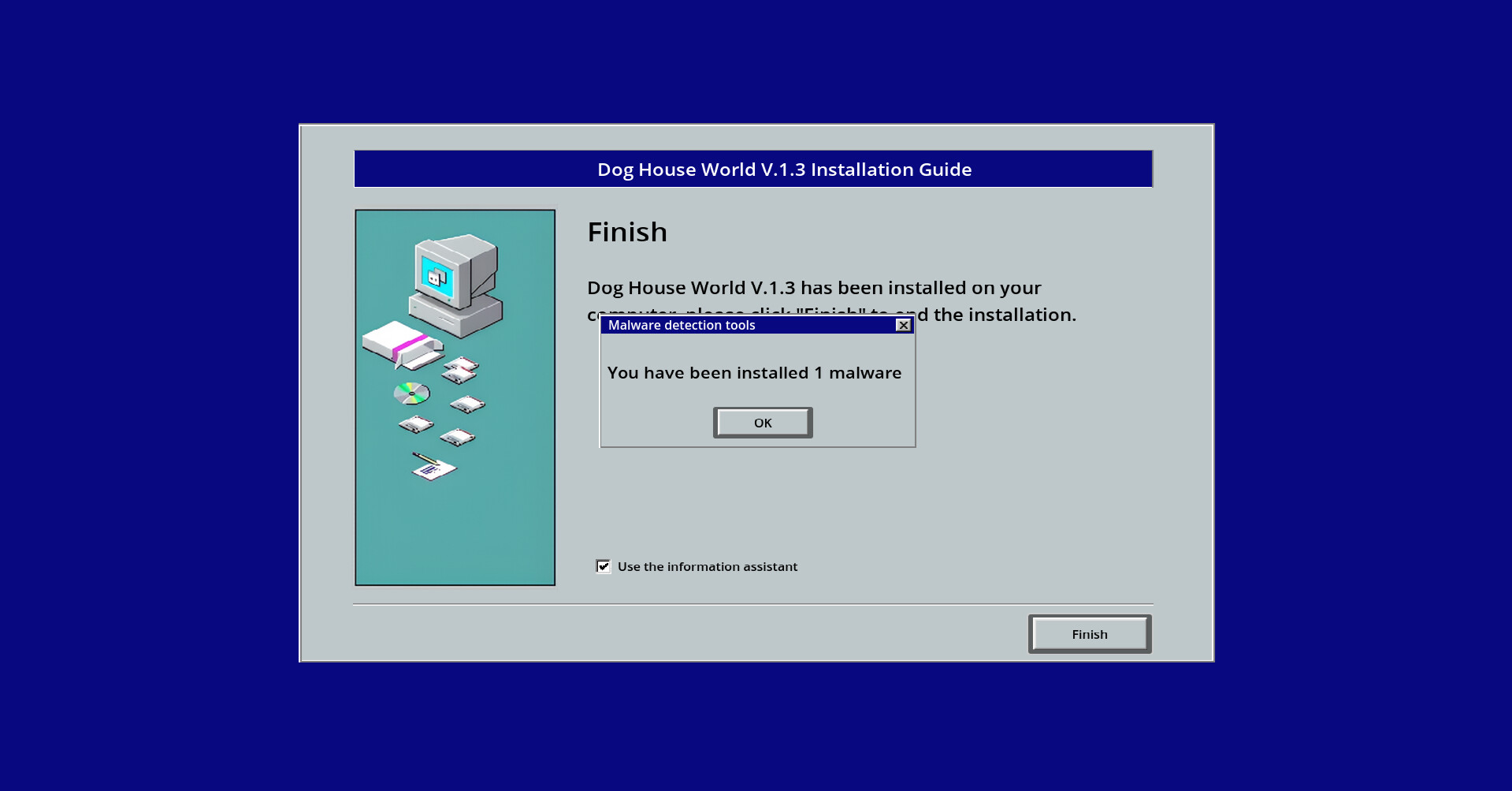 Malware screenshot