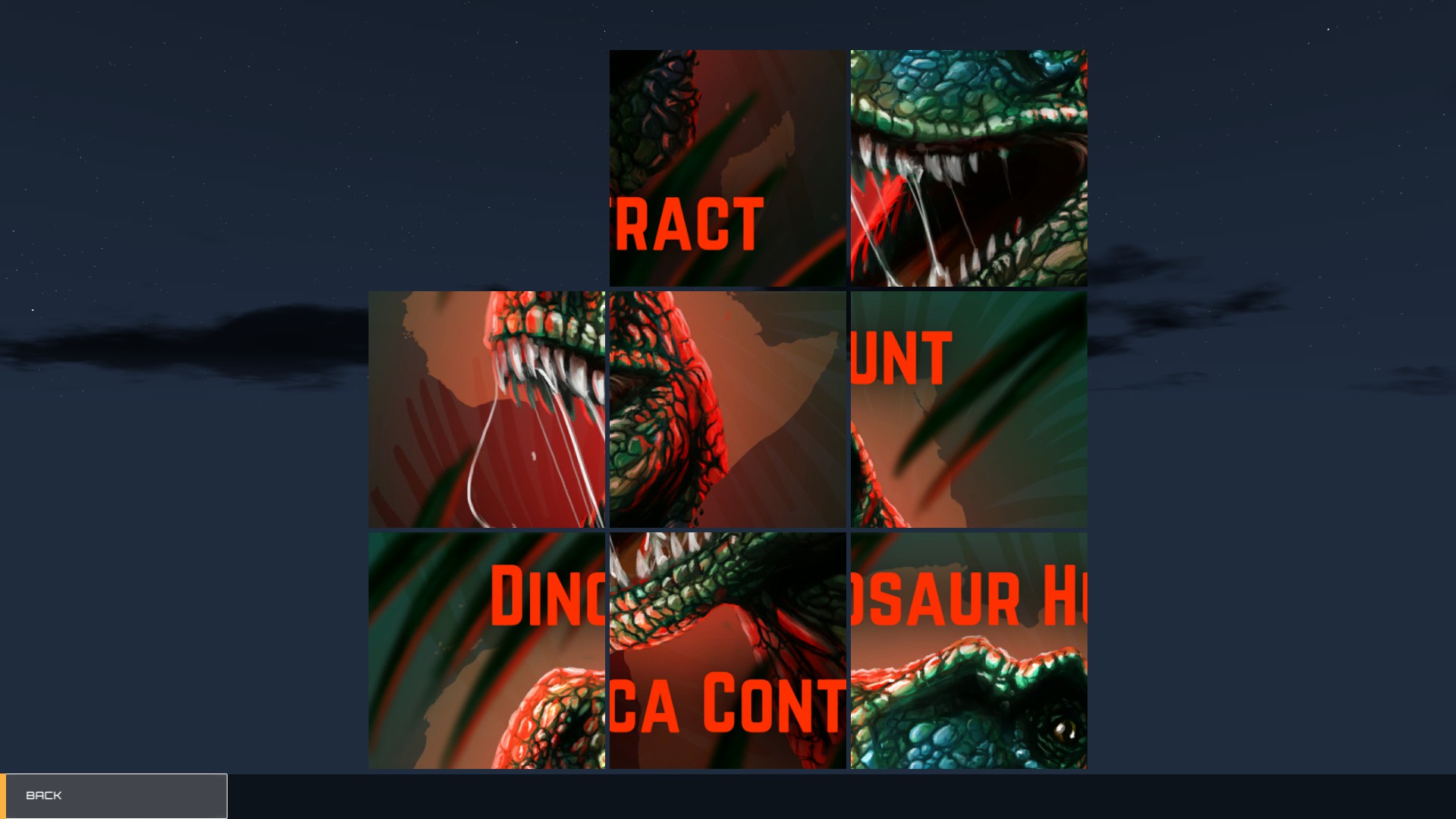Dinosaur Hunt Puzzle screenshot