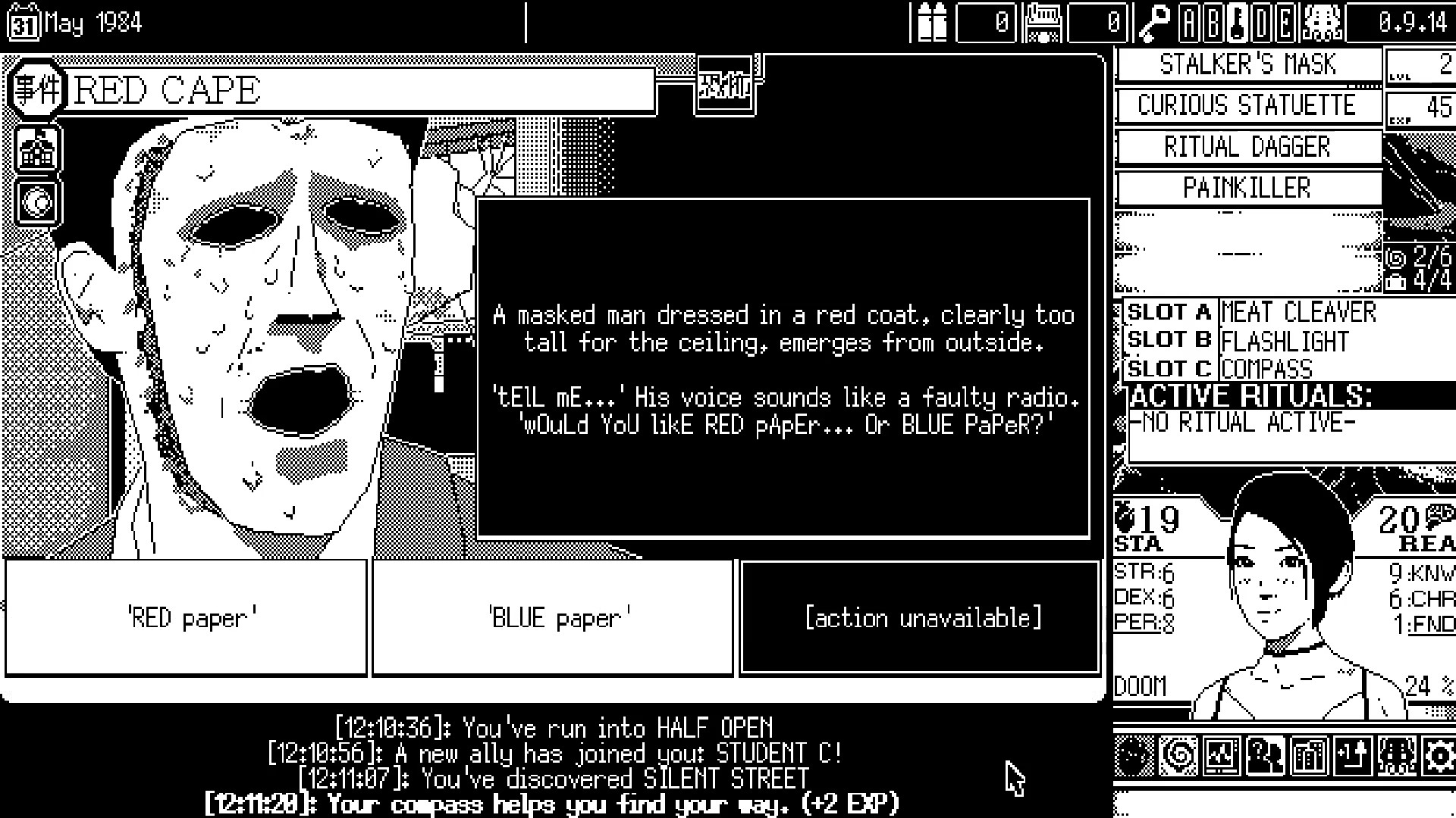 WORLD OF HORROR screenshot