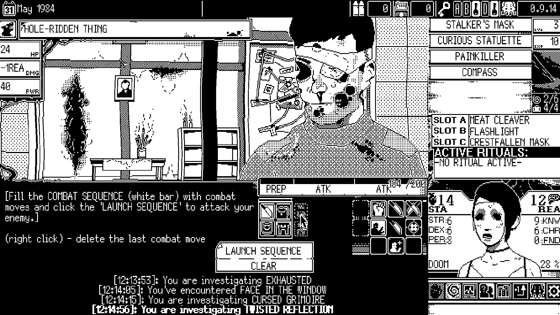 WORLD OF HORROR screenshot
