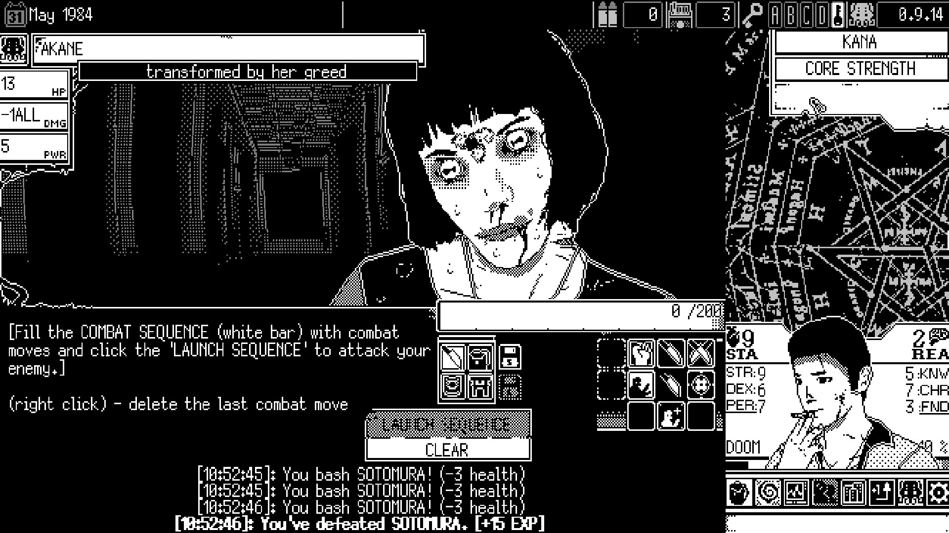 WORLD OF HORROR screenshot