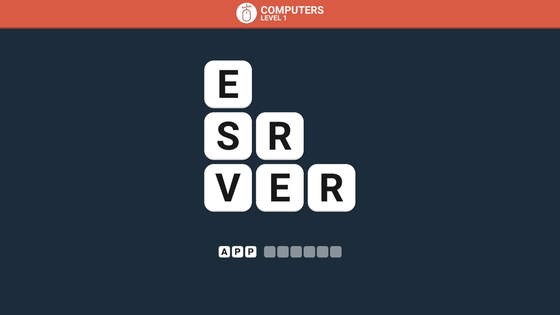 Wordle screenshot