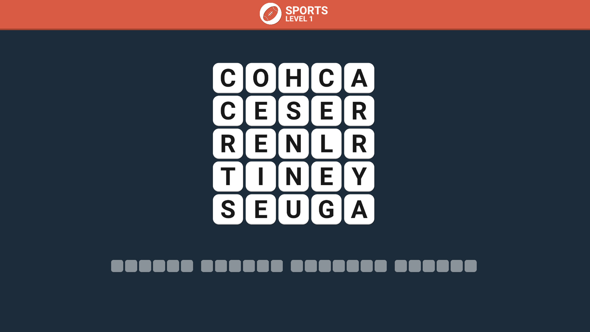 Wordle screenshot