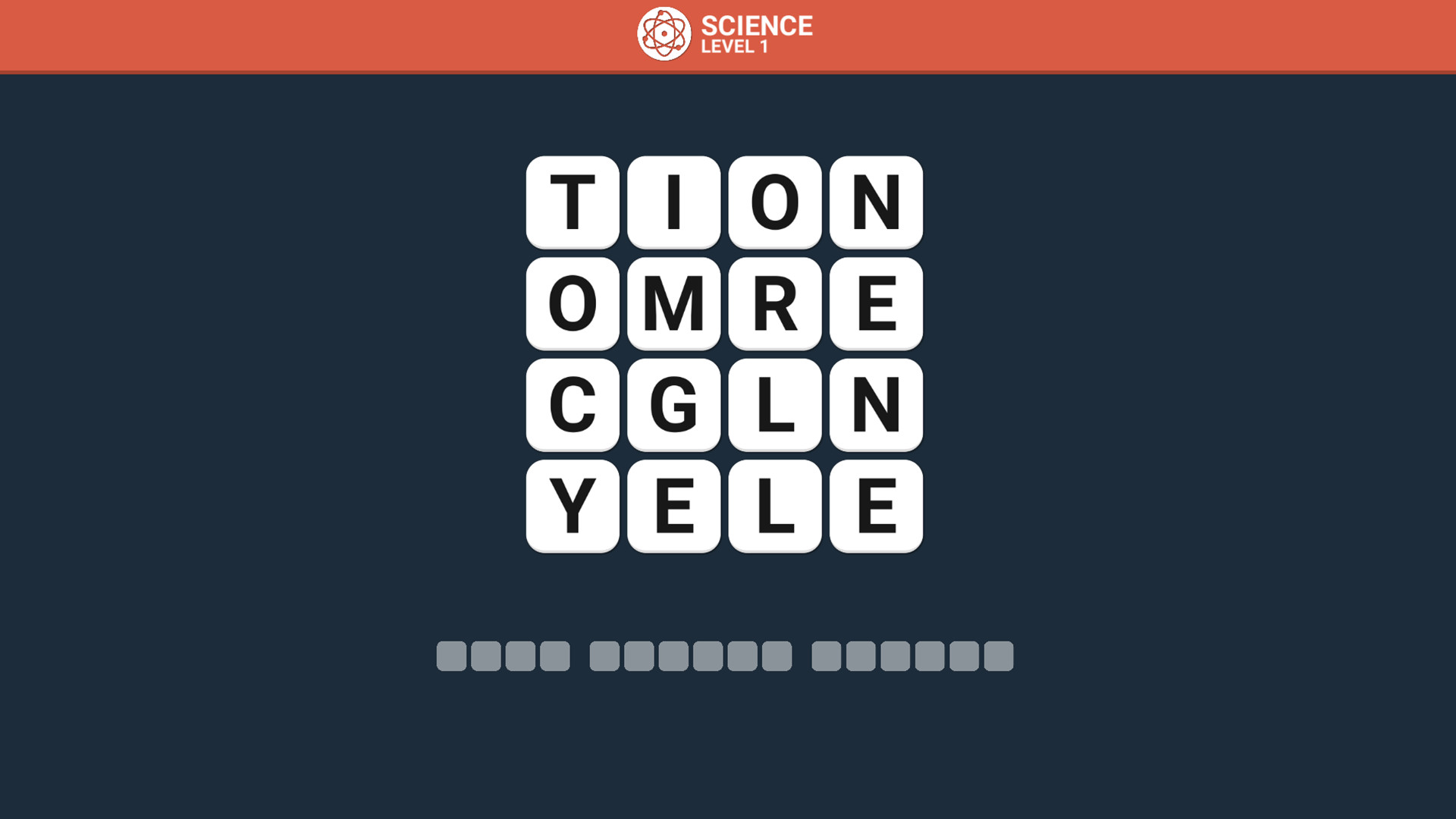 Wordle screenshot