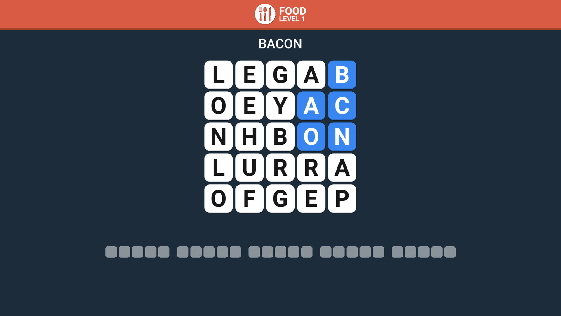 Wordle screenshot