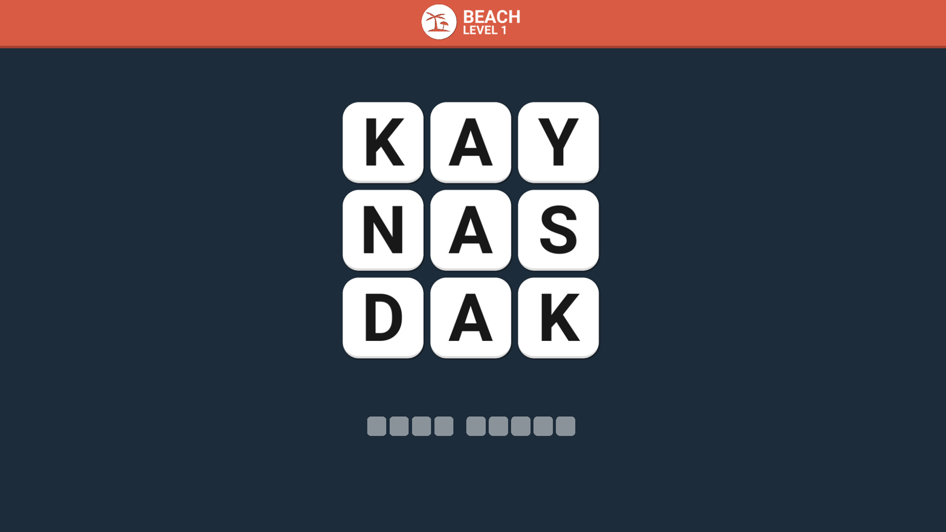 Wordle screenshot