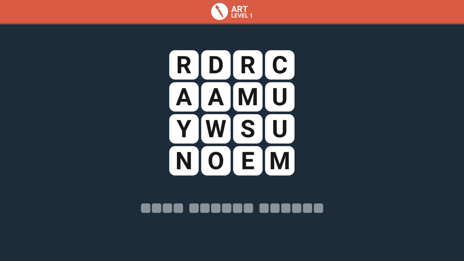 Wordle screenshot